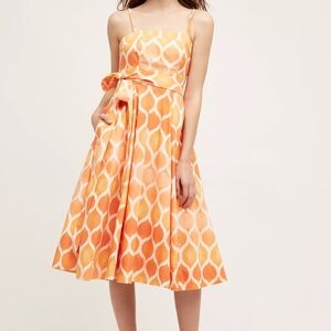 (Like New) Anthropologie Maeve Freya Poplin Dress